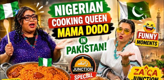 Nigerian Cooking Queen Mama Dodo in Pakistan! | Funny Moments | Zaiqa Junction Special | Kay2TV
